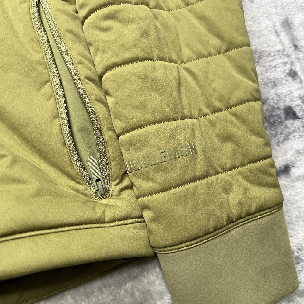Women's Lululemon Dynamic Movement Hoodie Bronze Green Size 8 Jacket - Picture 2 of 6